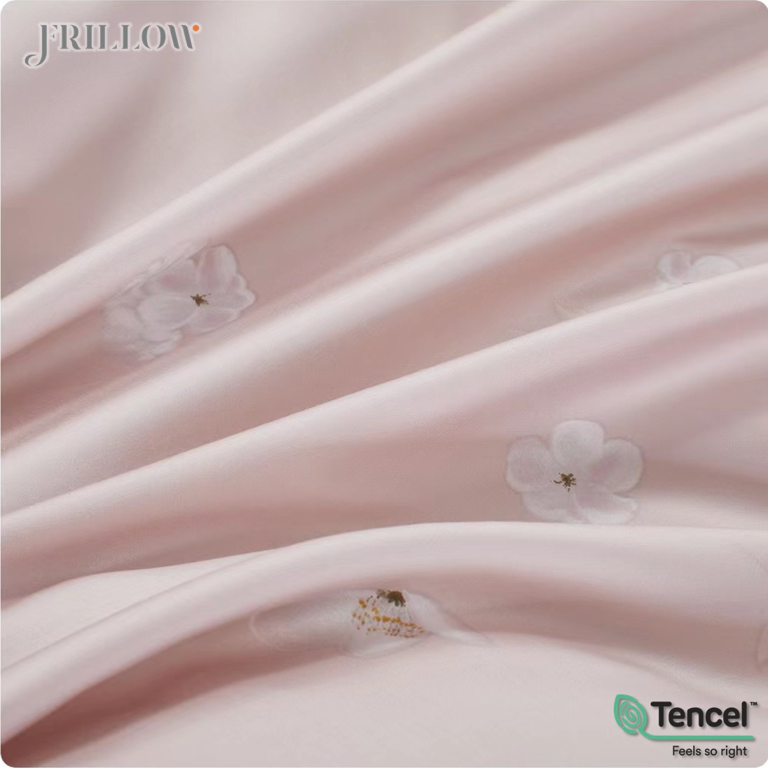 FRILLOW ปลอกผ้านวม TENCEL™ 1180TC 70X90 นิ้ว สี LADY BLOOM_8